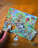 eeBoo 48pc Giant Puzzle Within the Country
