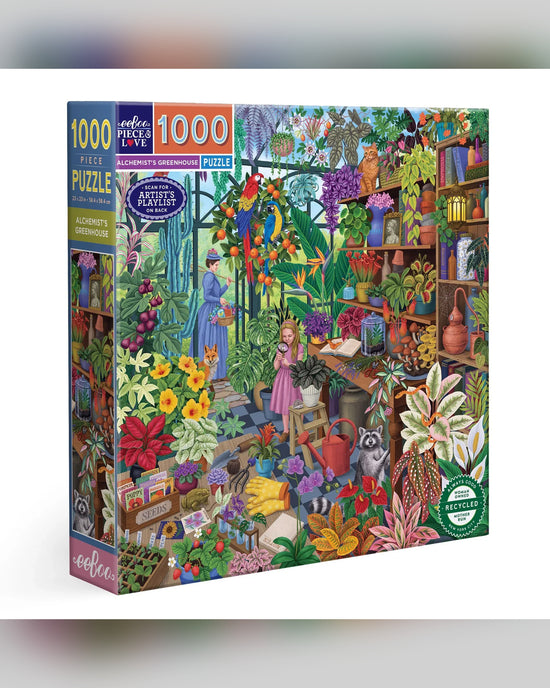 eeBoo Alchemist's Greenhouse 1000-Piece Jigsaw Puzzle