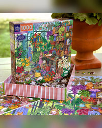 eeBoo Alchemist's Greenhouse 1000-Piece Jigsaw Puzzle