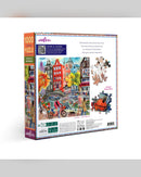 eeBoo Artists In Amsterdamn 1000-Piece Jigsaw Puzzle