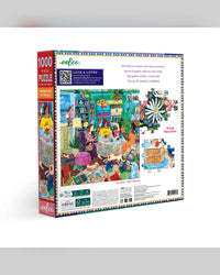eeBoo Books & Tea By The Sea 1000-Piece Jigsaw Puzzle