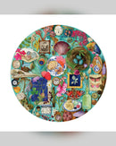 eeBoo Collecting Nature 500-Piece Round Jigsaw Puzzle