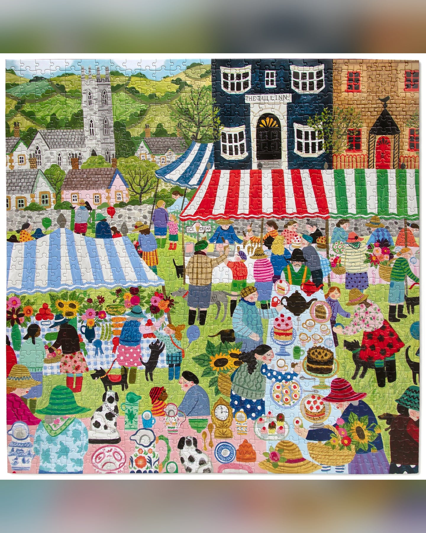 eeBoo Country Fair 1000-Piece Jigsaw Puzzle