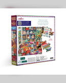eeBoo English Cottage Library 1000-Piece Jigsaw Puzzle