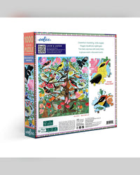 eeBoo French Medieval Songbirds 1000-Piece Jigsaw Puzzle