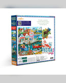 eeBoo New England Wharf 1000-Piece Jigsaw Puzzle