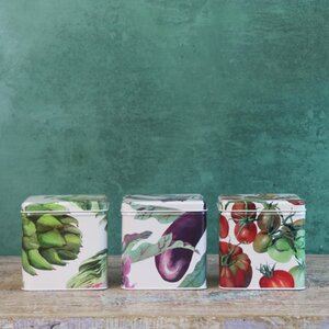 Emma Bridgewater Dig the Garden Set of 3 Square Caddies