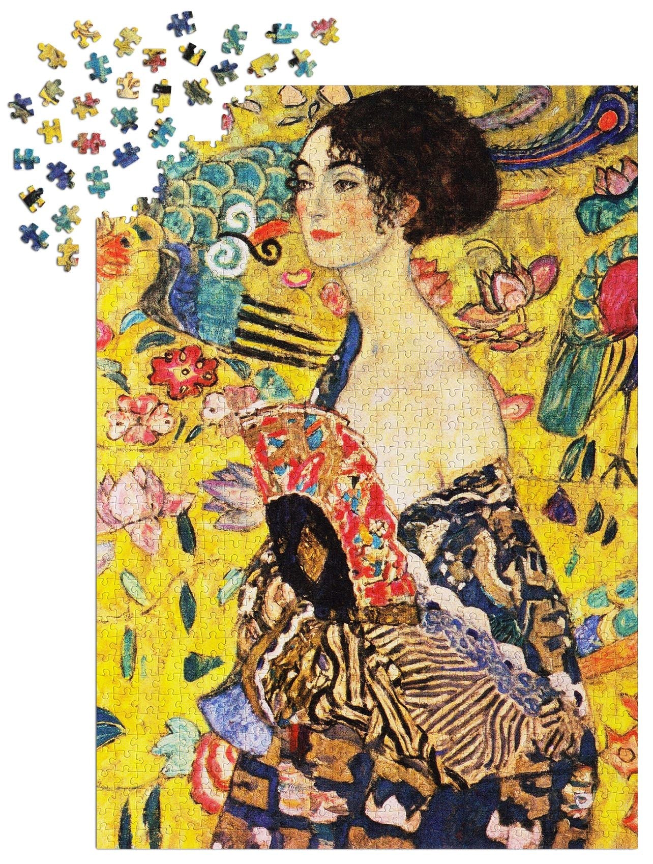 Gustav Klimt: Lady with a Fan, 1000pcs