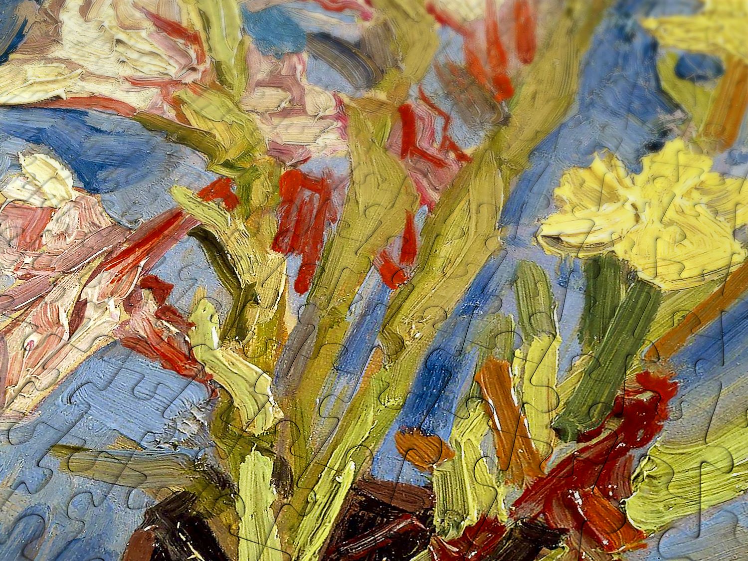 Vincent Van Gogh: Vase with Gladioli and Chinese Asters, 1000pcs
