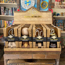 Project Genius Egyptian Triglyph Wooden Pyramid Brainteaser Mechanical Puzzles