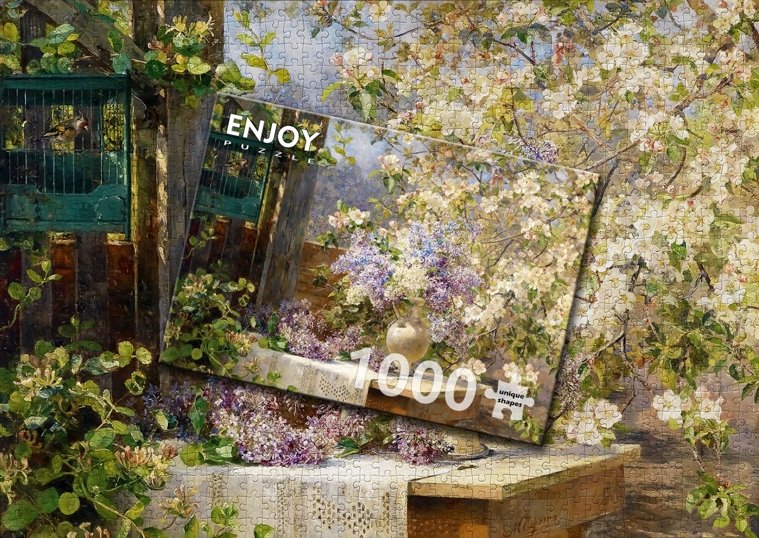 Marie Egner: In the Blossoming Bower, 1000pcs