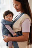 BabyBjorn Baby Carrier Mini Cotton- 0-12 Months Vintage Indigo