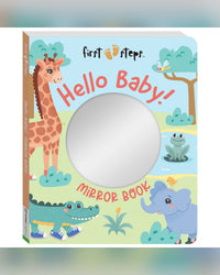 Hinkler First Steps Hello Baby! Mirror Board Book