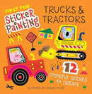 First Fun: Painting Trucks and Tractors