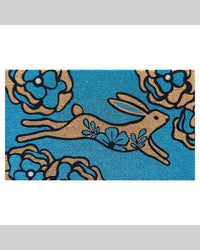 Floral Rabbit Coir Doomat