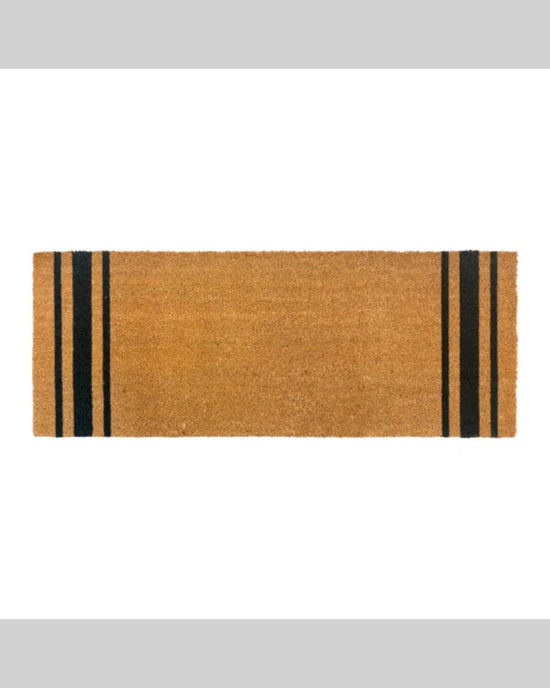 French Stripes Coir Doormat