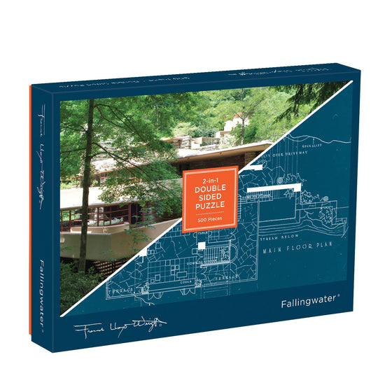 Frank Lloyd Wright Fallingwater Double- Sided - 500pc