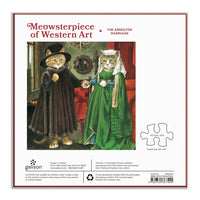 The Arnolfini Marriage Meowsteroiece of Western Art 500pc Puzzle