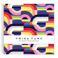Trina Turk 500 Pc Double Sided Puzzle with Shaped Pieces