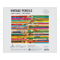 Phat Dog Vintage Pencils, 1000pc Foil Stamped Puzzle