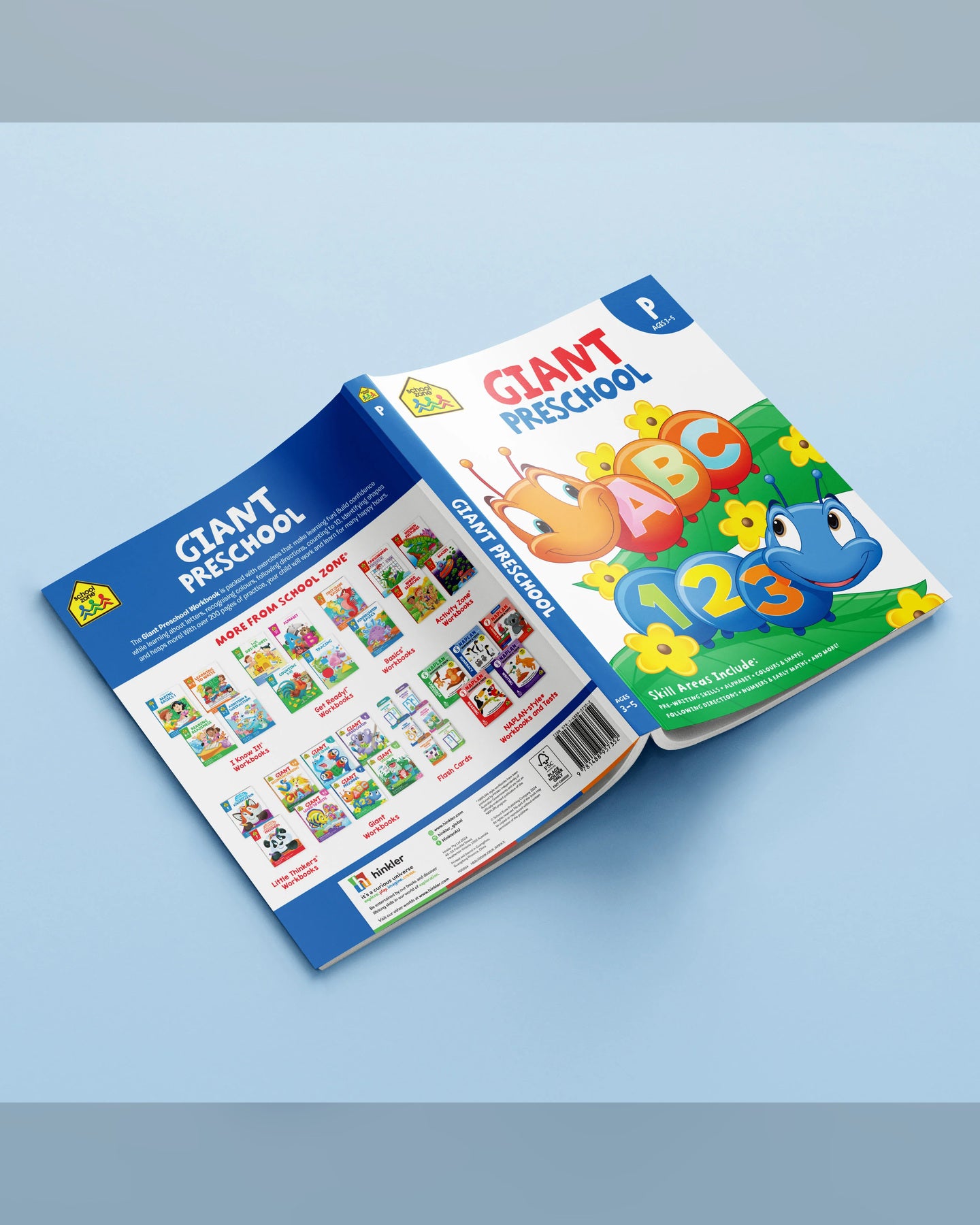 School Zone Giant Preschool Workbook-4