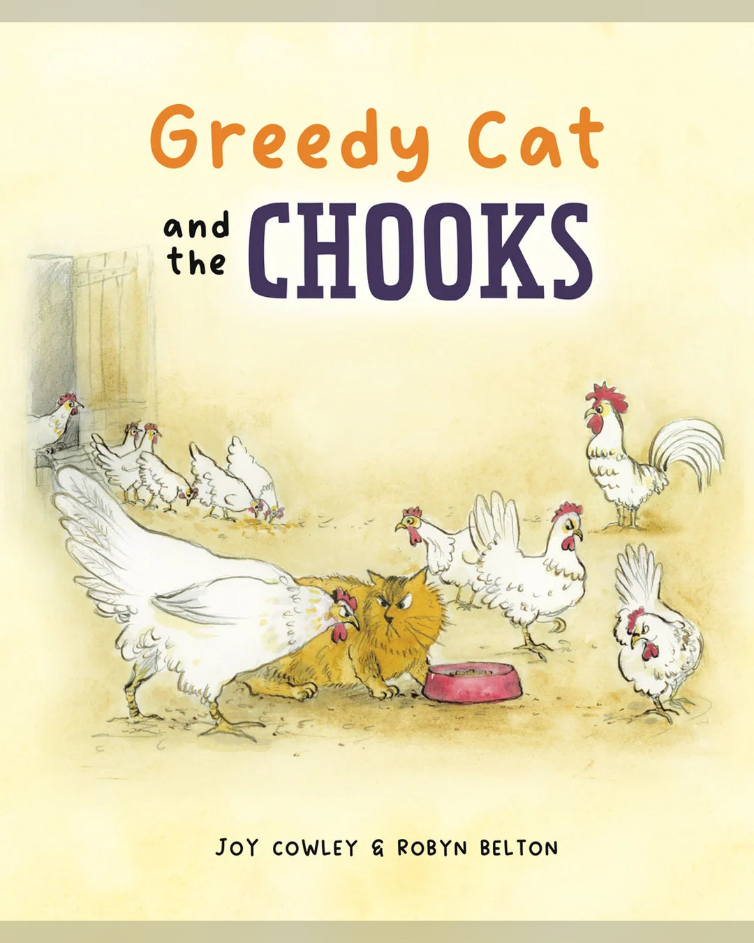 Greedy Cat and the Chooks