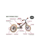 TRYBIKE Steel 2-in-1 Balance Bike & Trike
