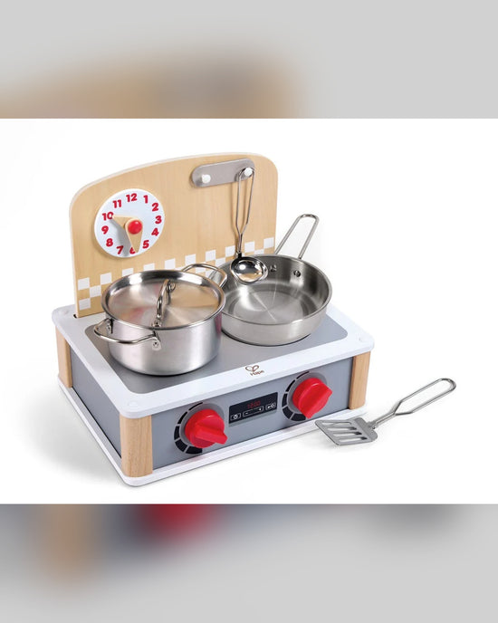 Hape 2-in-1 Kitchen & Grill Set