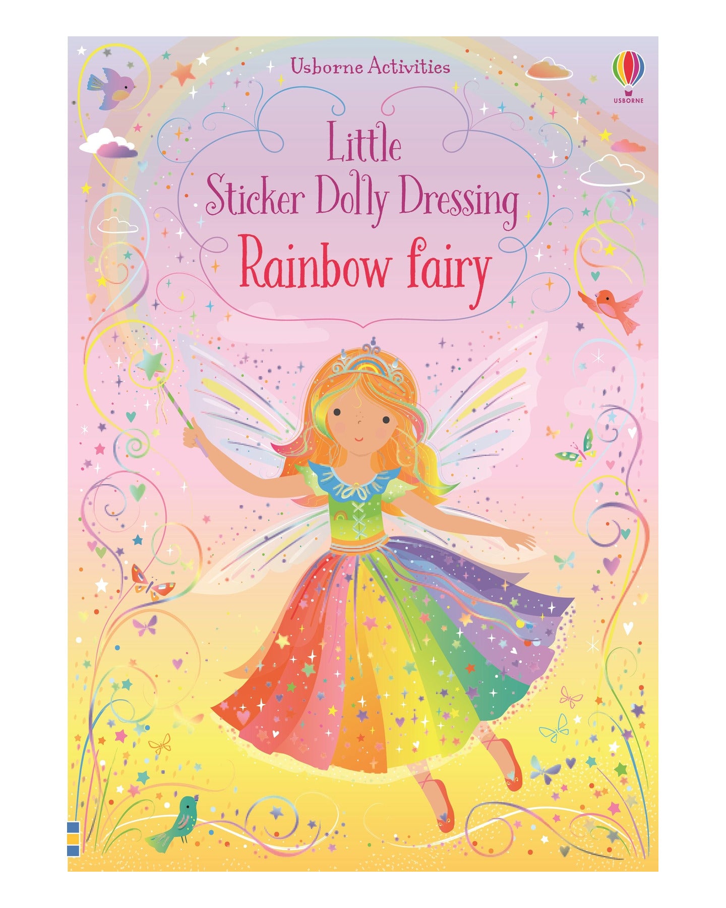 Little Sticker Dolly Dressing Rainbow Fairy by Fiona Watt
