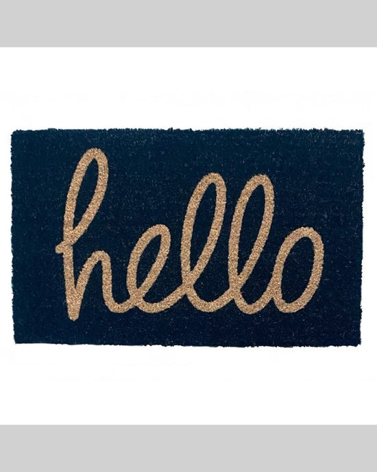Hello Coir Doormat