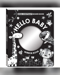 High Contrast Board Book Mirror: Hello Baby!