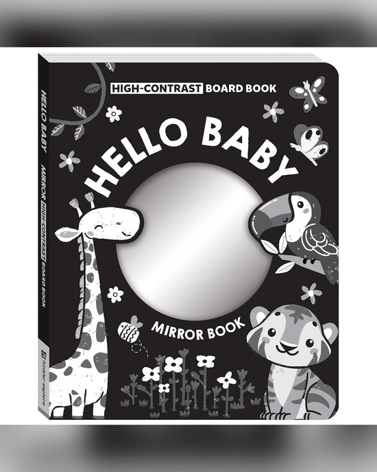 High Contrast Board Book Mirror: Hello Baby!