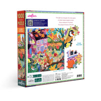 eeBoo Autumn Cottage 1000-Piece Jigsaw Puzzle