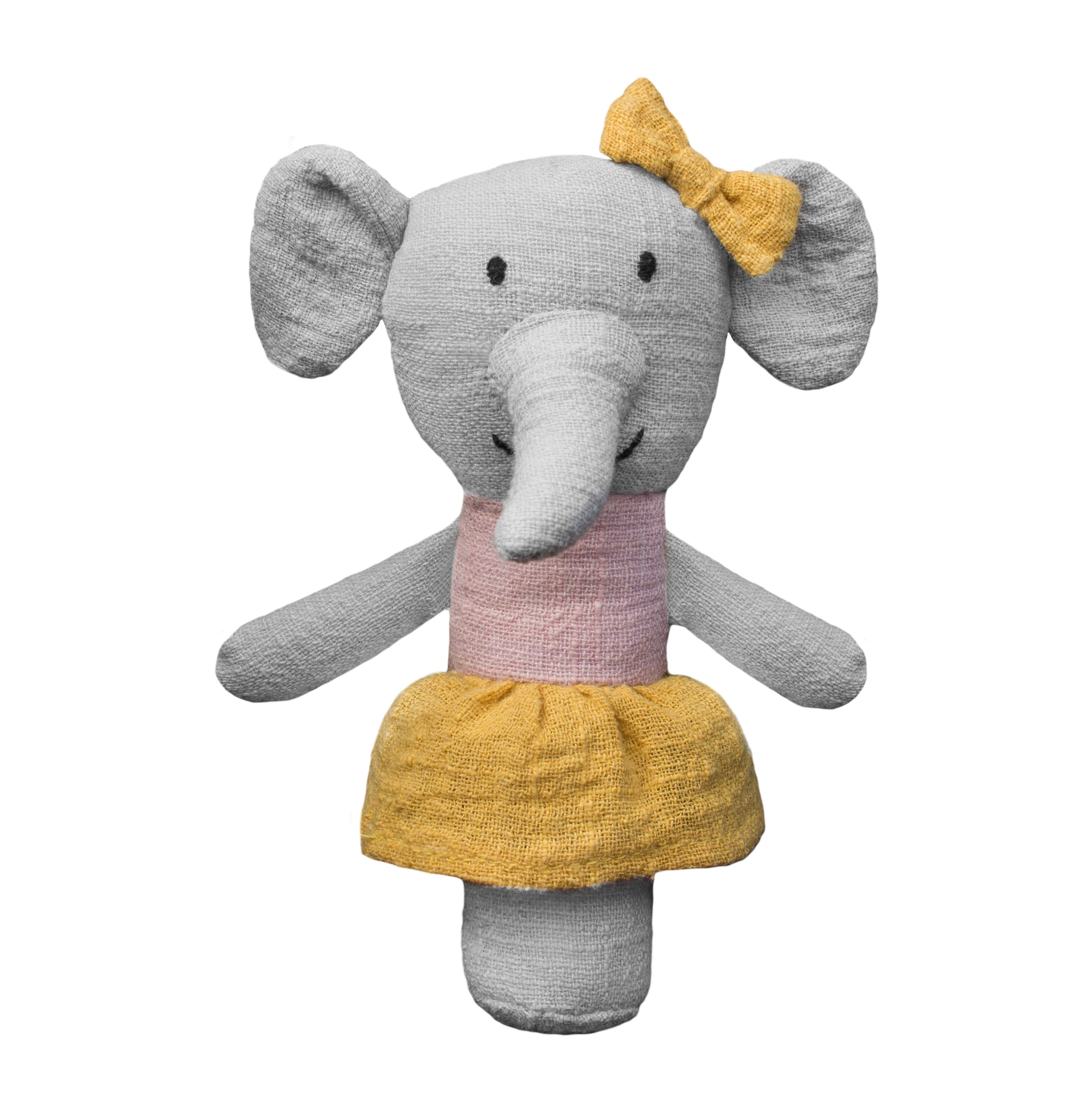Effie the Elephant Stick Rattle