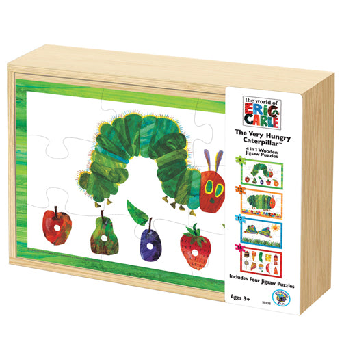 Eric Carle VHC 4 in 1 Wood Puzzle Box
