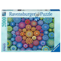 Ravensburger Radiating Rainbow Mandalas 2,000-piece jigsaw puzzle