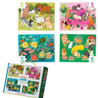 Croc Creek Four Puzzles - Playful Pets