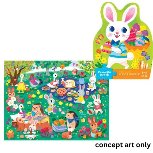 Croc Creek 24pc Floor Puzzle - Easter Bunny