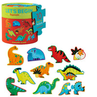 Croc Creek 2pc Lets Begin Canister Dinosaurs