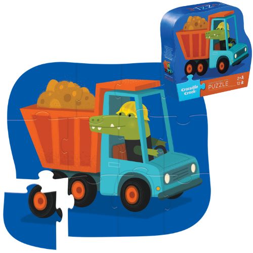 Croc Creek 12pc Mini Puzzle - Construction Croc