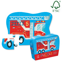 Croc Creek 12pc Mini Box Puzzle Fire Truck