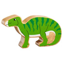 Lanka Kade Green Iguanodon Wooden Dinosaur Figure