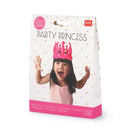 Legami Party Princess pink inflatable crown in packaging