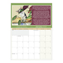 Magnificent Moggies January 2027 page with cat illustration, story and date grid