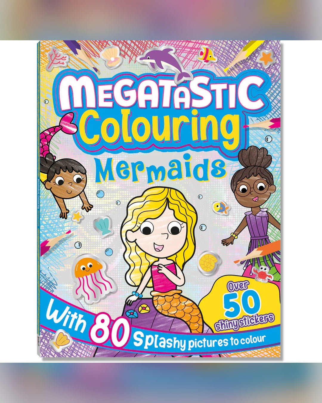 Hinkler Megatastic Mermaids Colouring Book