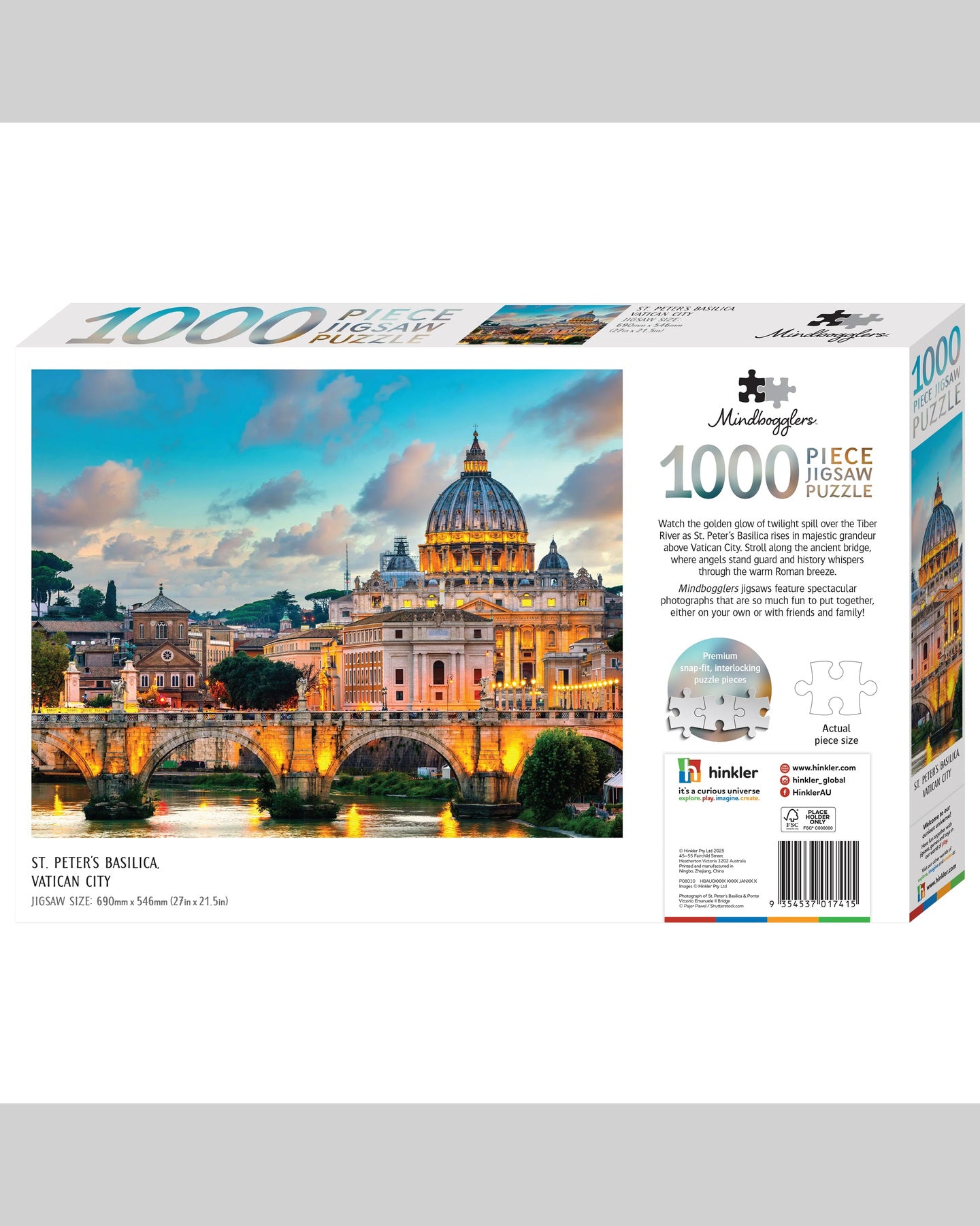 Mindbogglers St. Peter's Basilica 1000-Piece Jigsaw Puzzle-1