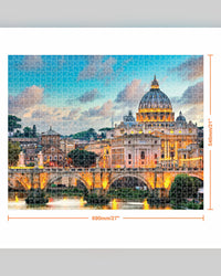 Mindbogglers St. Peter's Basilica 1000-Piece Jigsaw Puzzle-3