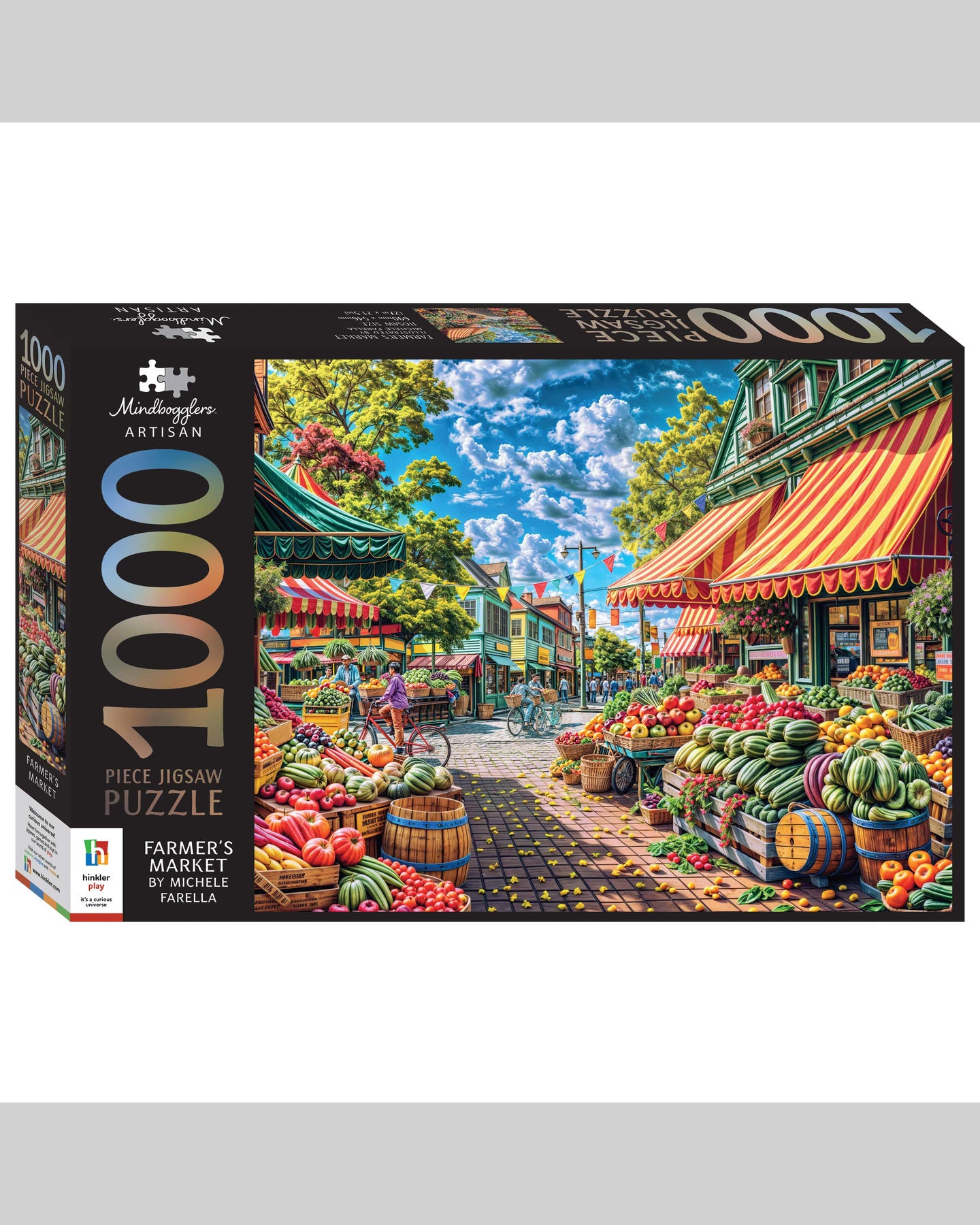Mindbogglers Farmers Market 1000-Piece Jigsaw Puzzle