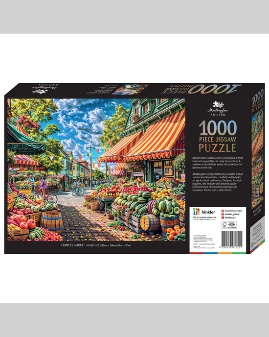 Mindbogglers Farmers Market 1000-Piece Jigsaw Puzzle