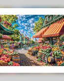 Mindbogglers Farmers Market 1000-Piece Jigsaw Puzzle-2